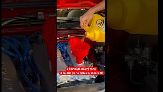Cambio de aceite de tu auto 🚘 ya no botes tu dinero,mira este video hasta el final #parati #trucos