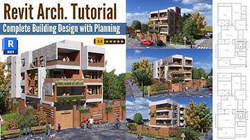 Learn Revit Architecture: G+4 Building Design for Beginners to Experts