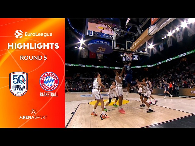Anadolu Efes – Bayern  93:101  | EUROLEAGUE (5.kolo)  |14. oktobar 2026.