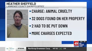 35 dogs found on abandoned property in Lawrence Co., previous resident arrested