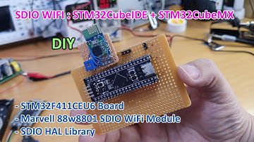 [STM32] SDIO WiFi (STM32CubeIDE  + STM32CubeMX + HAL Library) - Marvell 88w8801
