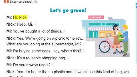 Tiếng Anh 6 Global Success Unit 11 Our greener world (Getting started)