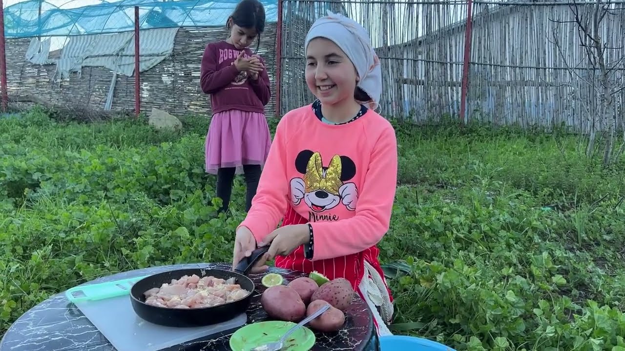   3يوم رمضان 🌙 طيبت احسن طاجين وطاكوس في الطبيعة☘️🥰