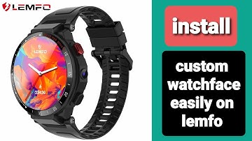 How to install custom watch face to lemfo watch and android Smartwatch kw88 microware, zeblaze thor