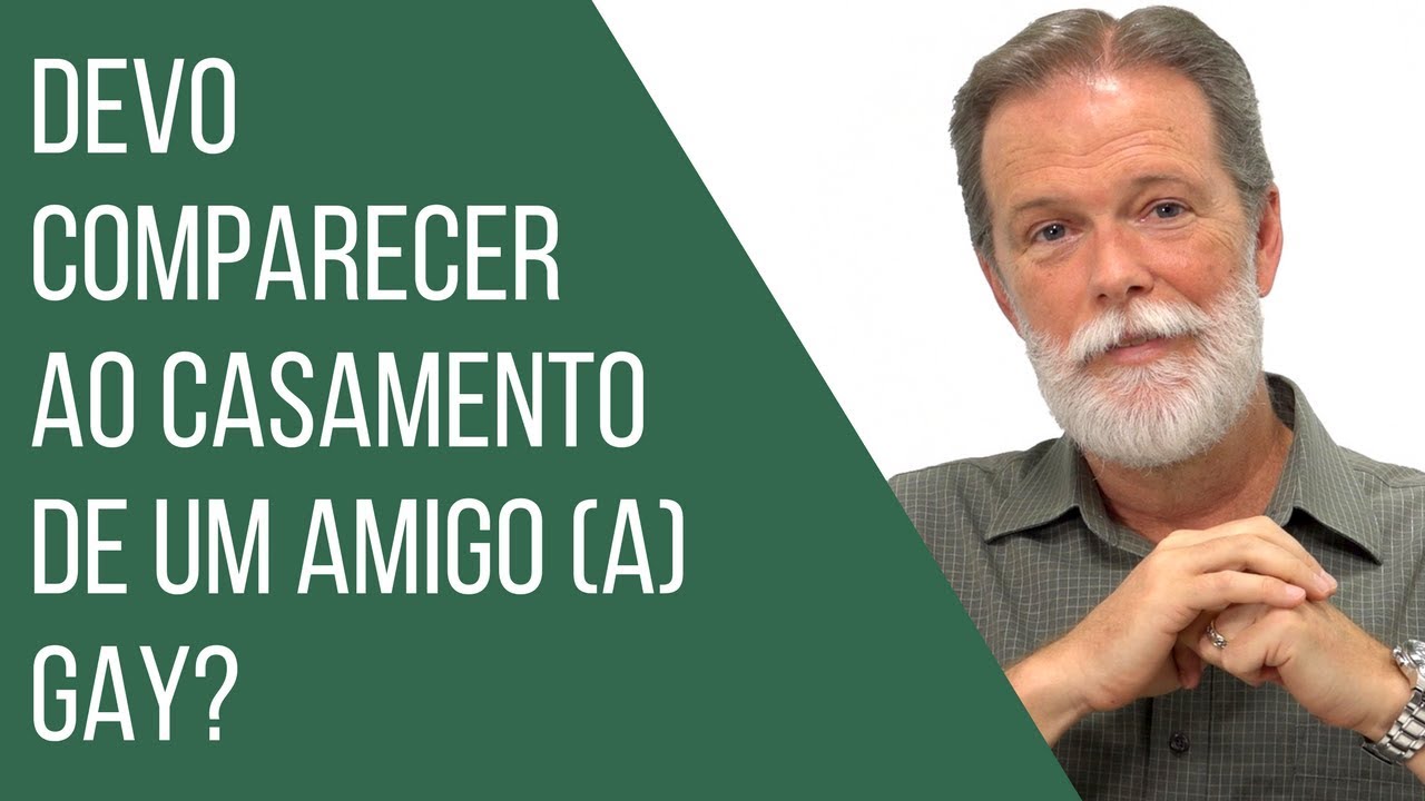 Devo comparecer ao casamento de um(a) colega gay?
