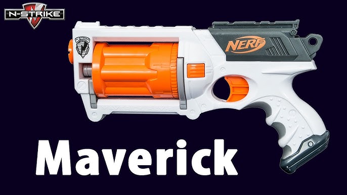 Unboxing Revólver Nerf Maverick + Tiros (Arma de Brinquedo) 