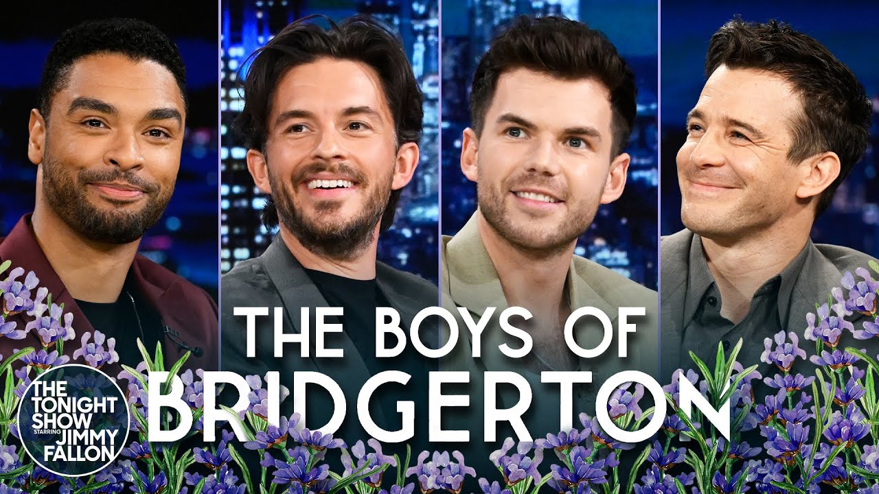 The Boys of Bridgerton: Regé-Jean Page, Jonathan Bailey, Luke Newton and Luke Thompson