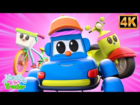 Schüttel es Tanzlied mit Hector the Tractor | Lustige Musik für Kleinkinder