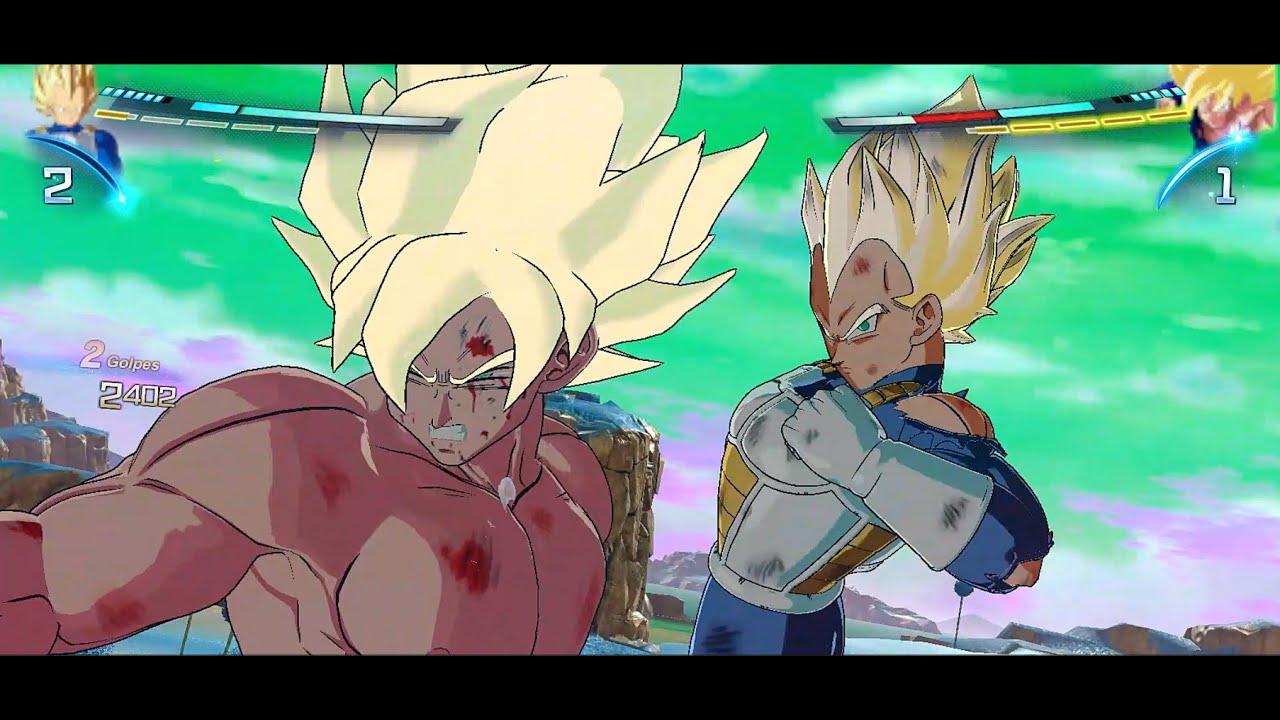 Goku Super Saiyajin vs Vegeta Super Saiyajin | Duelo Final en Namek | Audio Latino - Sparking Zero