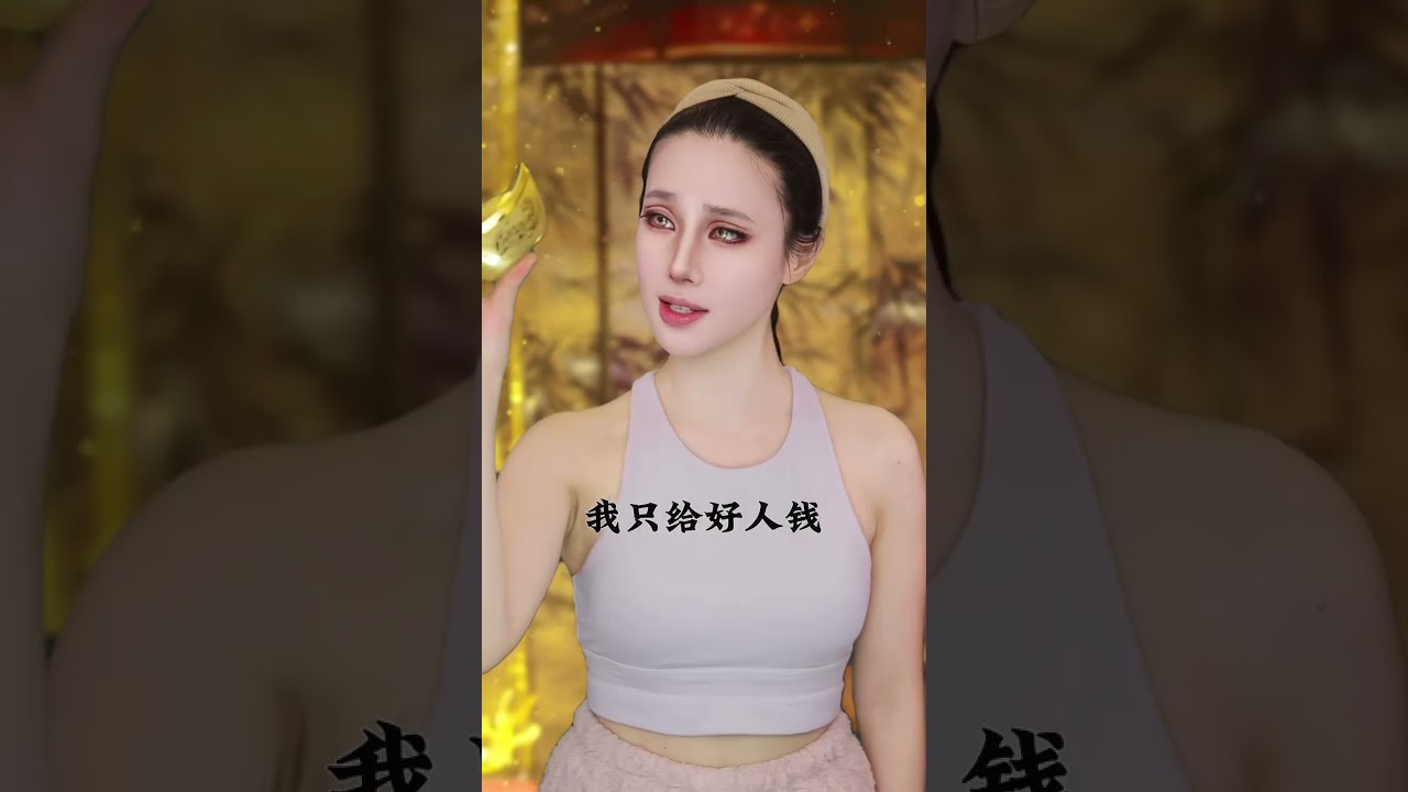 我只給好人錢，妳最近有做什麽好人好事嗎？ #非人哉 #财神#赵公明 #仿妆#makeup #shorts