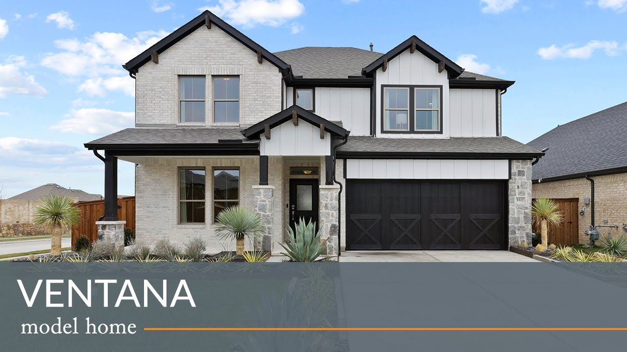 Ventana Model Home Masters Floor Plan Fort Worth, TX Trophy