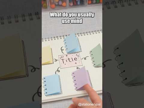 📝🧠Give using sticky notes a try for creating mind maps! #shorts