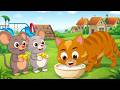 Meow Meow Billi Karti | Hindi Rhyme For Kids | म्याऊ म्याऊ | Balgeet In Hindi