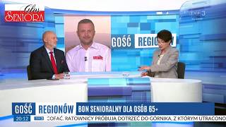 BON SENIORALNY DLA OSÓB 65+ GŁOS SENIORA W TVP3