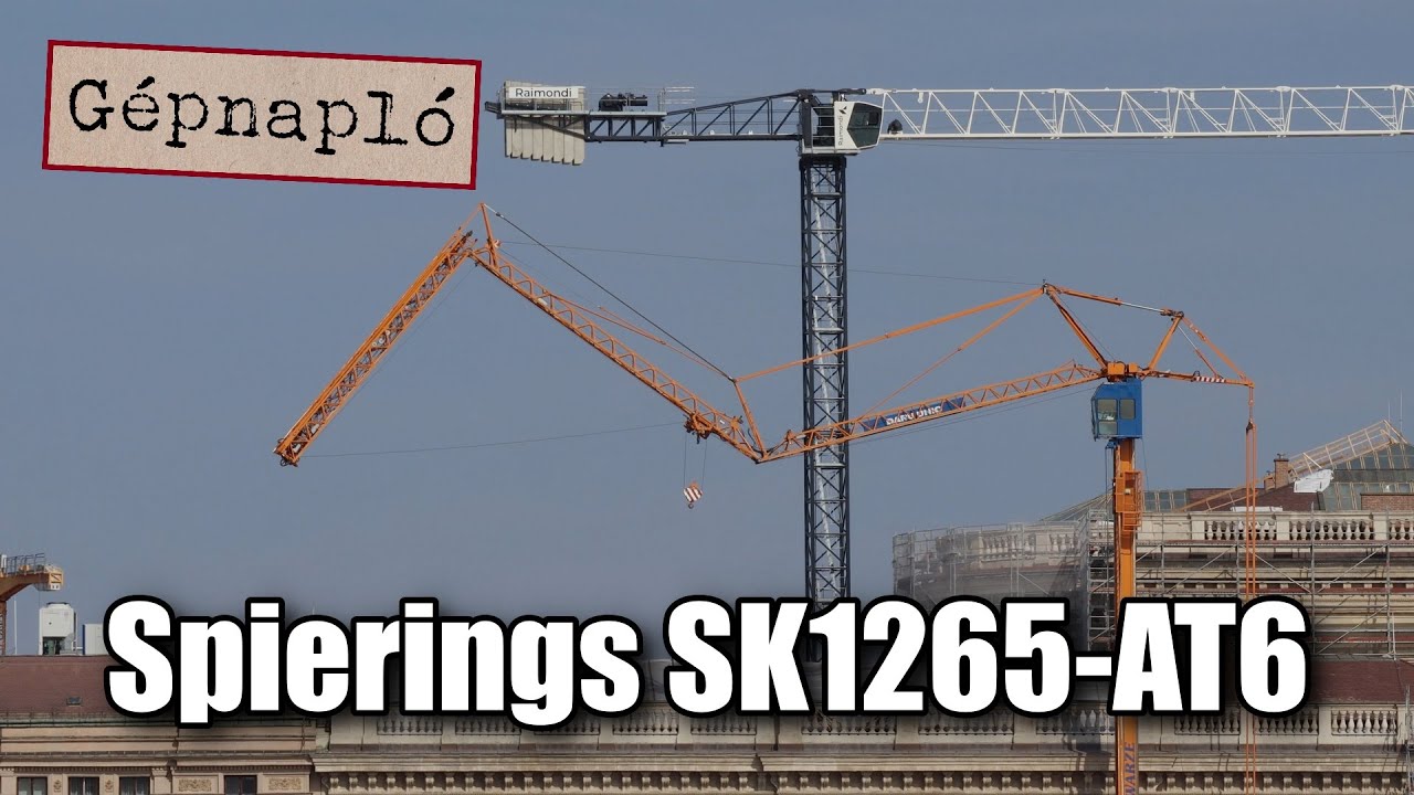 Spierings SK1265-AT6 "Mighty Tiny" összecsukása / folding sequence | Gépnapló E10