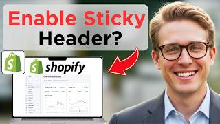 Shopify Dawn Theme How to Enable Sticky Header