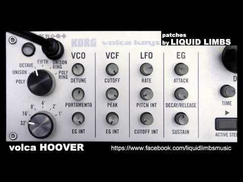 Korg Volca Keys patch: "Hoover" by LIQUID LIMBS