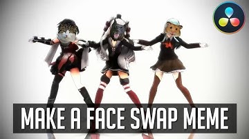 Swap Face for Memes and Animate It in a Video! - DaVinci Resolve 14 Tutorial