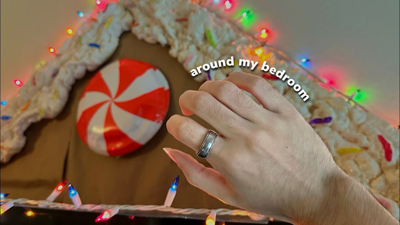 ASMR Tapping & Scratching Around My Room 🍭 - lofi