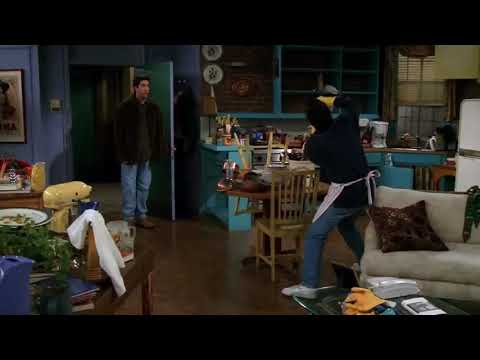 mondler | friends | chandler cleans the house