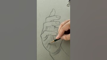 Effortless hand outlining technique 😍 #shorts #drawing
