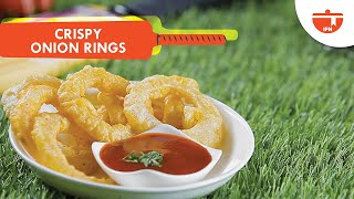 Homemade Extra Crispy Onion Rings | ओनियन रिंग्स | Easy To Make Onion Rings | Quick Snack Recipe