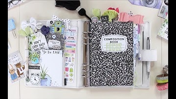Cocoa Daisy January "Noted" Planner Set Up
