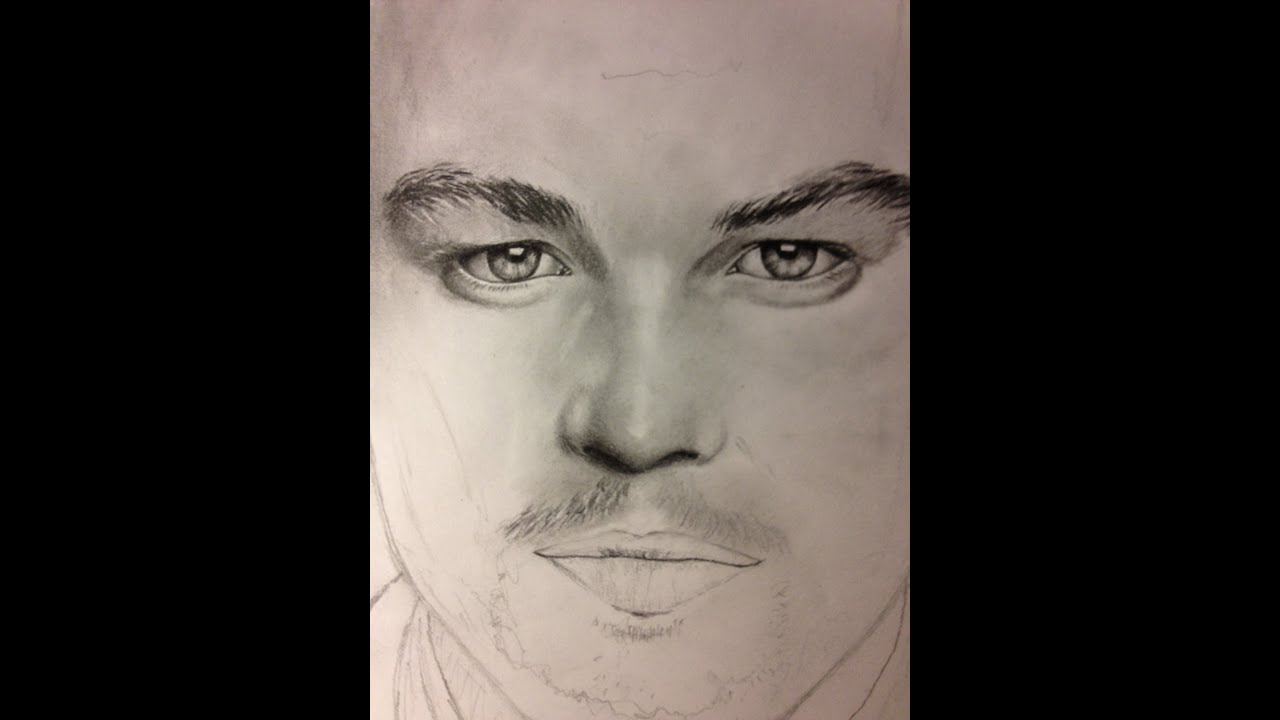 Bild från 16-åring ritar av Leonardo DiCaprio 