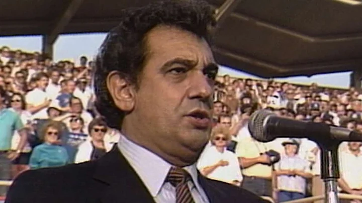 1988 NLCS Gm1: Domingo performs the national anthem