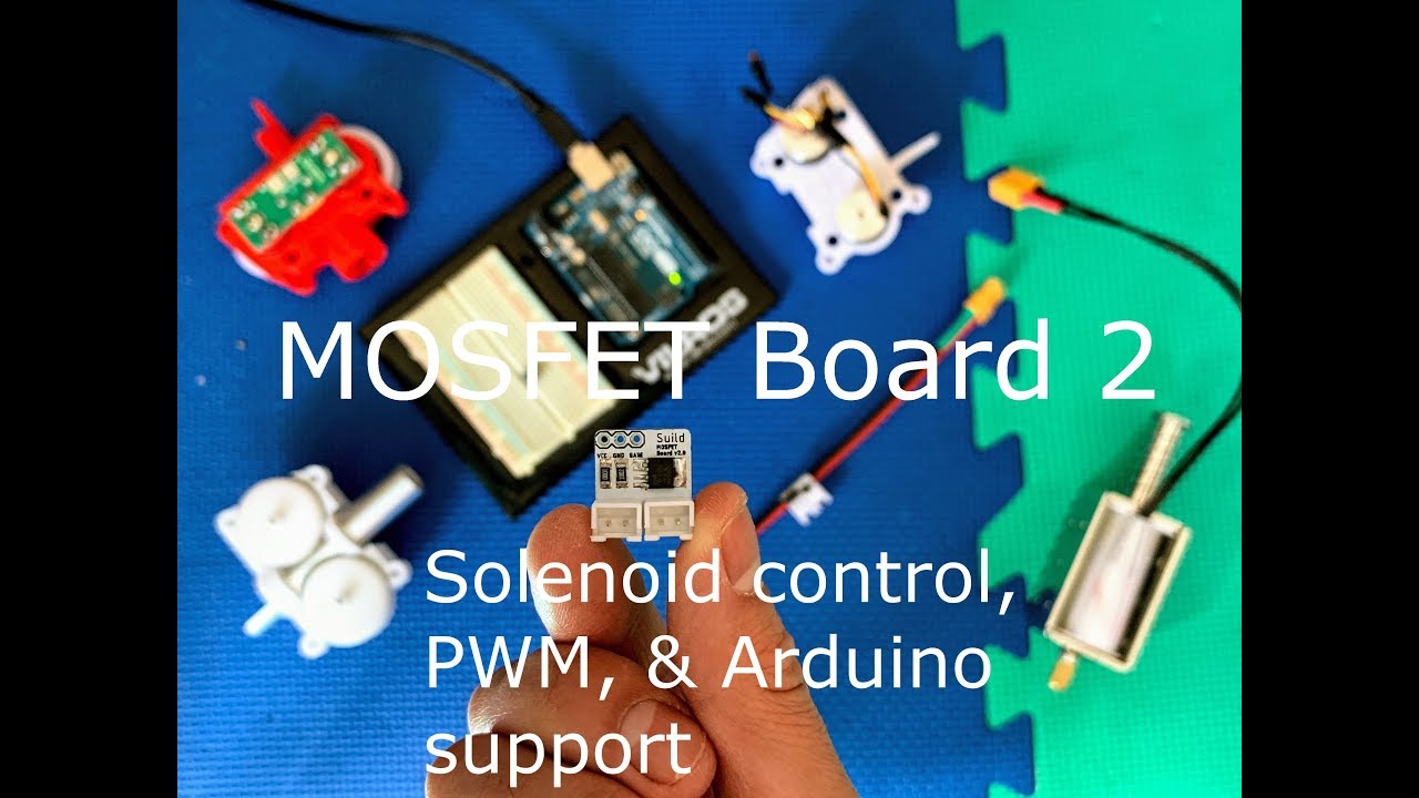 Nerf MOSFET Board 2 for flywheel motors and solenoids! YouTube