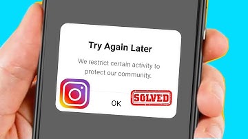 😥instagram we restrict certain content and actions to protect our community | fix try again insta