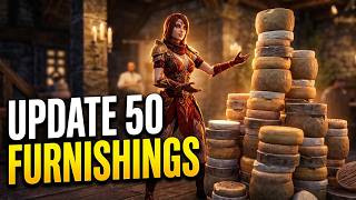 ESO UPDATE 50 added NEW furnishings to Glenumbra