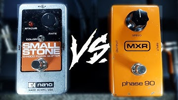 EHX Small Stone vs MXR Phase 90 (High Quality Audio)