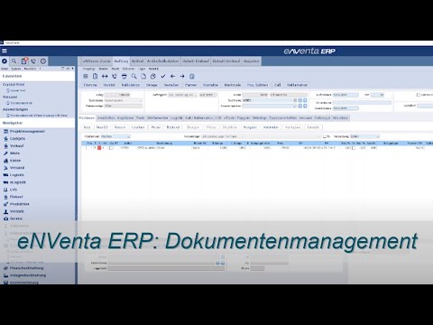 eNVenta ERP ✅  DMS, Dokumentenmanagementsystem, Archiv, Dokumentenverwaltung