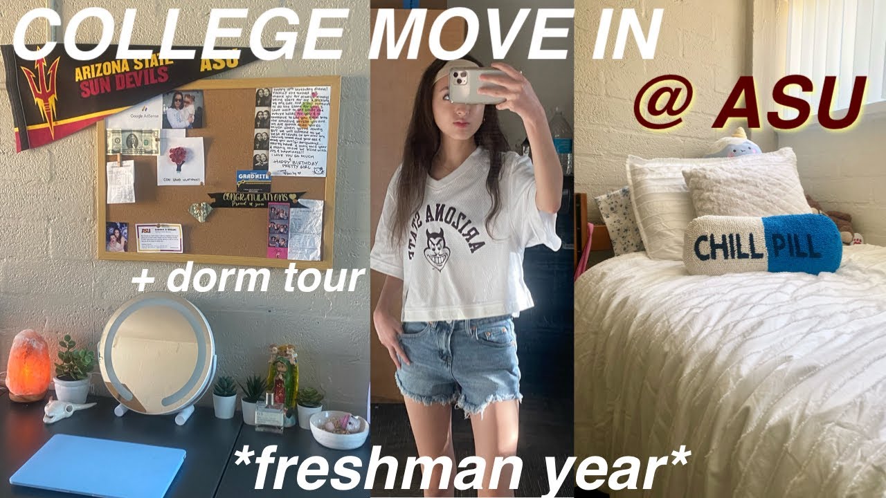 COLLEGE MOVE IN VLOG + DORM TOUR *freshman year* @ ASU - YouTube