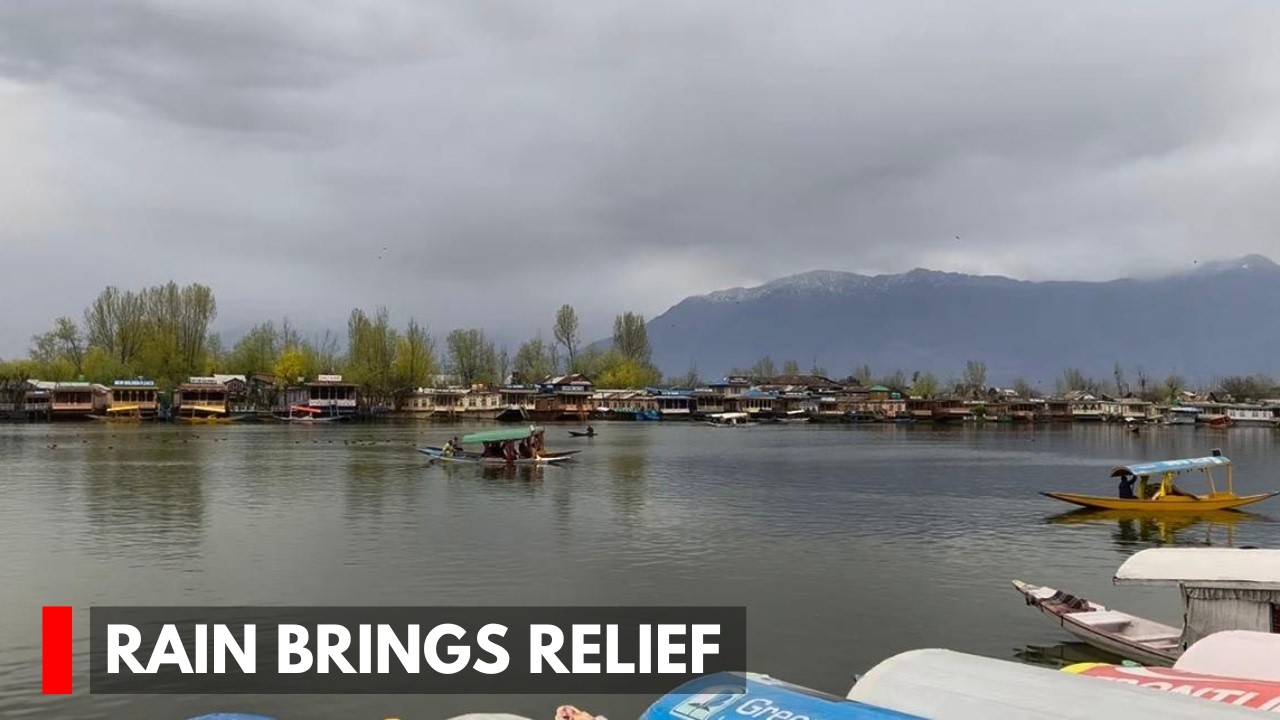 After Weeks of Dry Spell, Rain Brings Relief in Kashmir