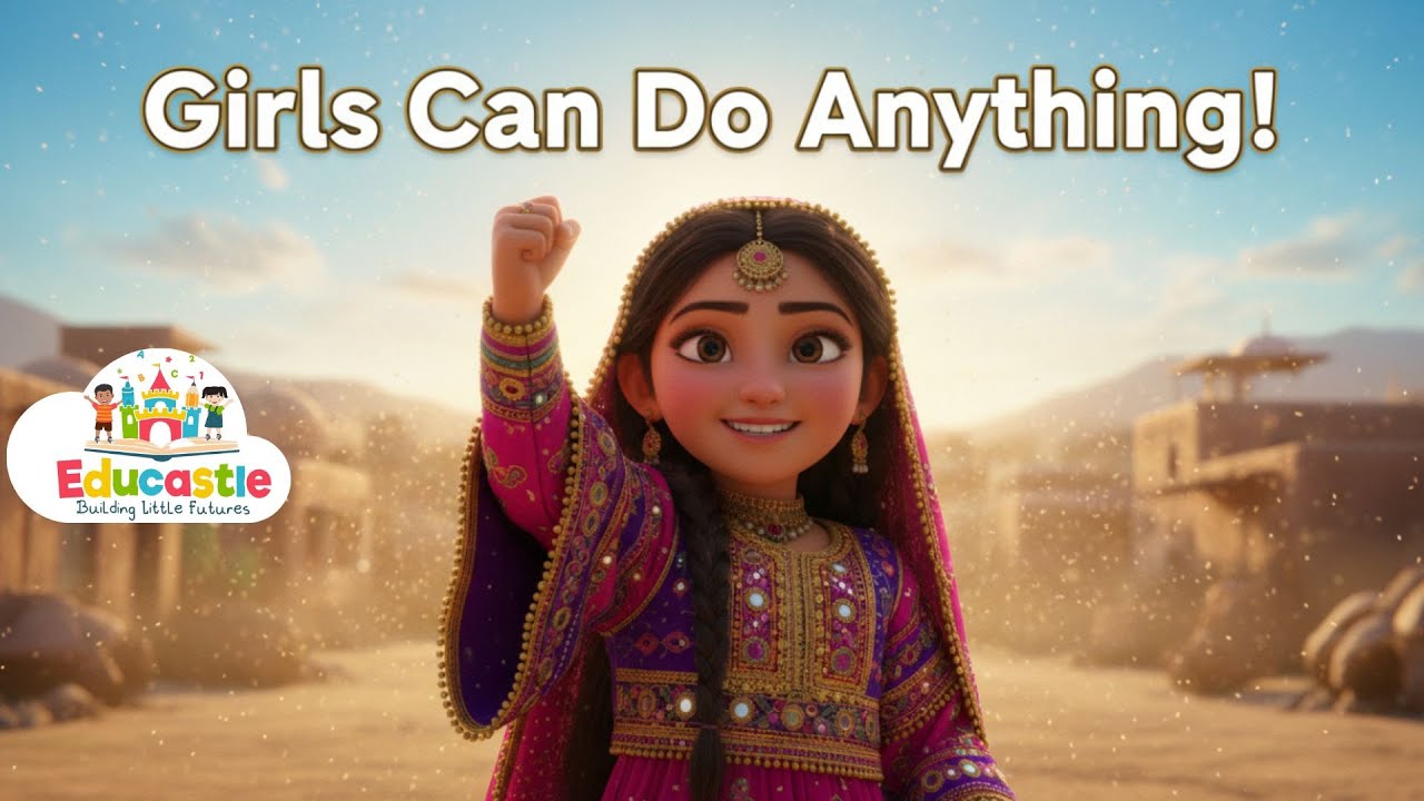 Песня к Международному дню девочек | Сильные девочки могут всё | Песня о сильных девочках Educastle
