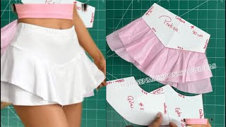 Patronaje De Falda Gimnasia Con Solo 3 Pasos Hecha A Tu Medida