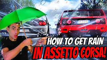 Regen krijgen in Assetto Corsa 2024!
