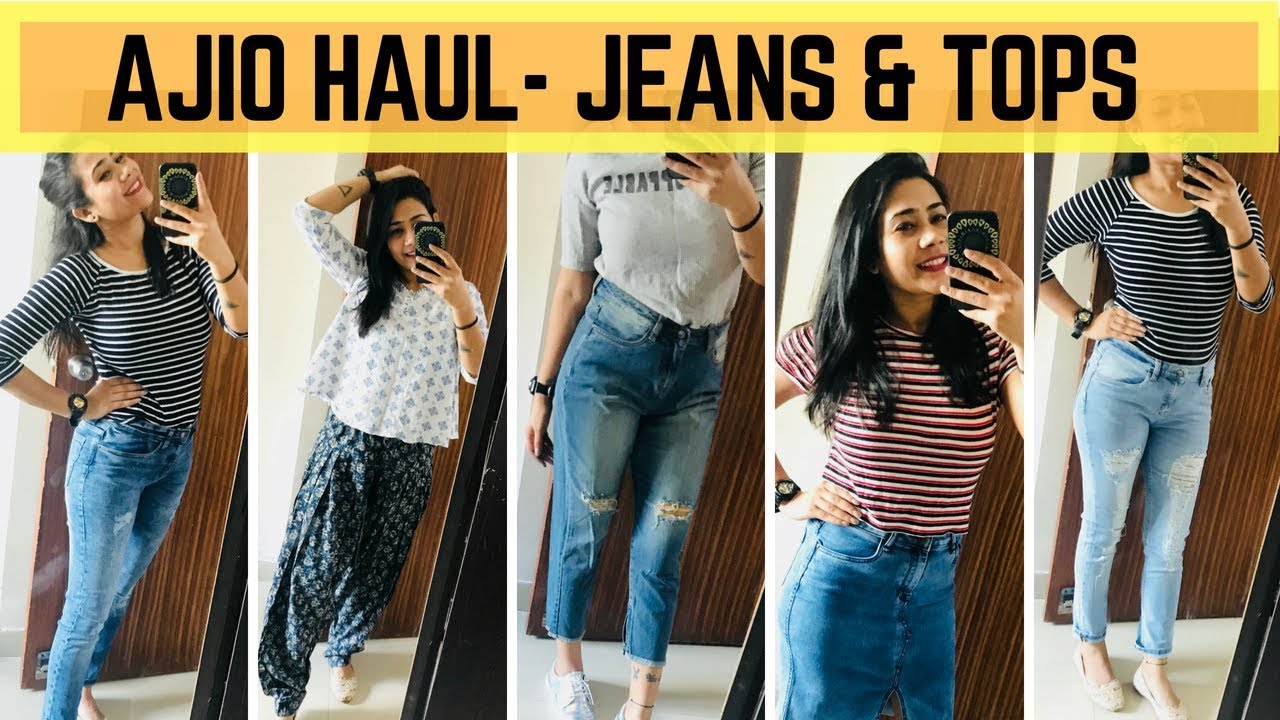 ajio high waist jeans