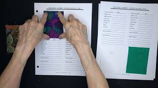 Fashion Design Swatch Kit Assembly Tutorial