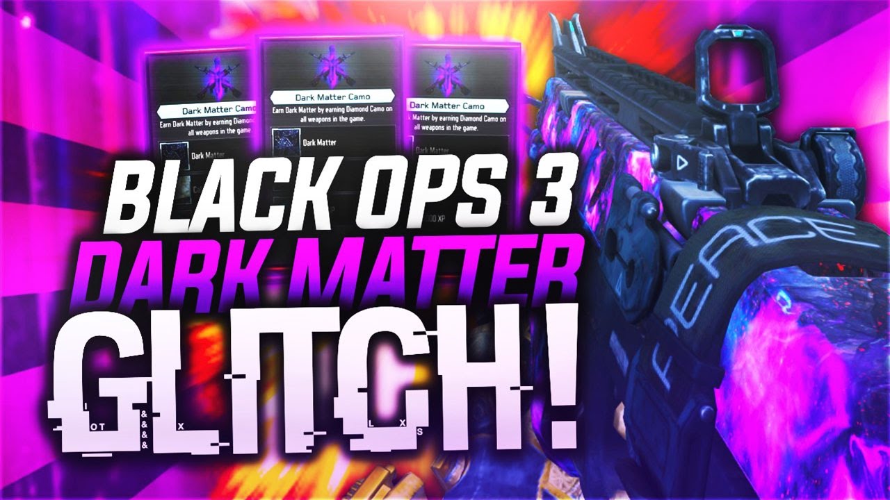 HOW TO UNLOCK DARK MATTER CAMO GLITCH! ( Black Ops 3 GLITCH ) PS4 & XBOX ONE