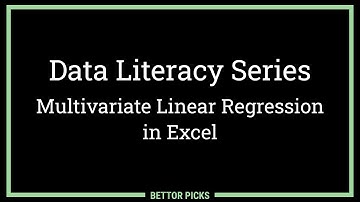Data Literacy Series Step 6: BUILDING A SPORTS ANALYTICS MODEL with MULTIVARIATE REGRESSION in Excel