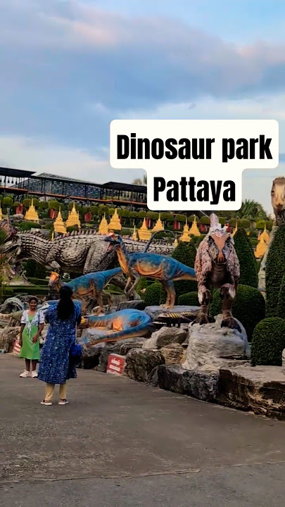 Unbelievable structures of Dianousurs. Visit Pattaya. #thailand #dianosaur #pattaya #garden