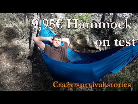 Hammock camping the cheapest from Decathlon on test 🏕️