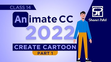 Adobe Animate CC 2022: How to Create Cartoon Character | Flash tutorial | 2d animation | Hindi