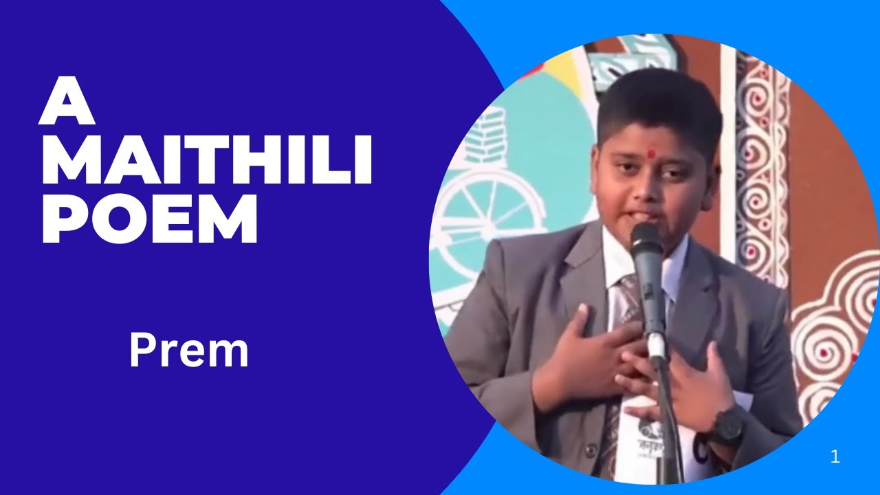 Janakpur Literature Festival || A Maithili Poem || Prem ||