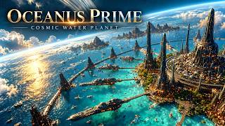 Oceanus Prime: Cosmic Water Planet, Atmospheric Ambient Music & Cinematic Alien Landscapes 1 Hour 4K