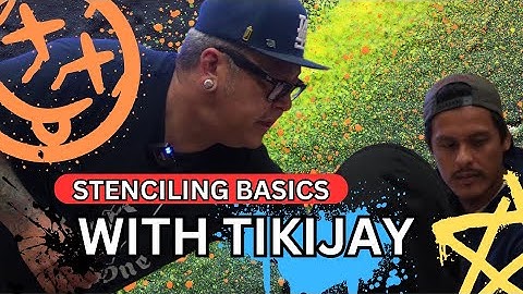 How to Make Large Stencils for Murals | Graffiti Art Tutorial