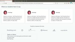 Udemy Home Page Clone: Live Coding using Tailwind CSS. [ Part 11 ]